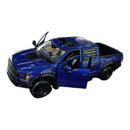 Imagem de Miniatura Ford F150 Raptor Azul Motormax Metal 1:24