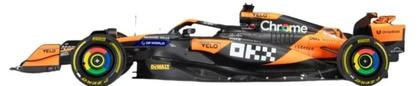 Imagem de Miniatura Fórmula 1 McLaren MCL38 Racing - Oscar Piastri 81 GP Miami (2024) - 1:43 - Burago