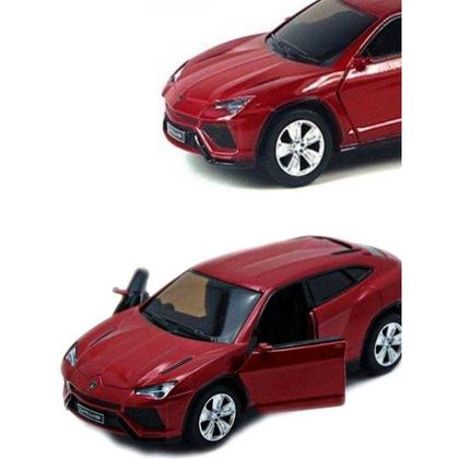 Imagem de Miniatura Lambor Urus Kinsmart 1/38 Metal e Fricção Vinho