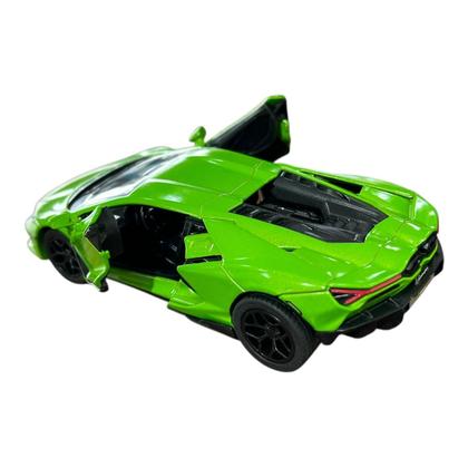 Lamborghini Revuelto グリーン ミニカー Miniatura Lamborghini Revuelto Verde 1:38 - Kinsmart - Carrinhos e