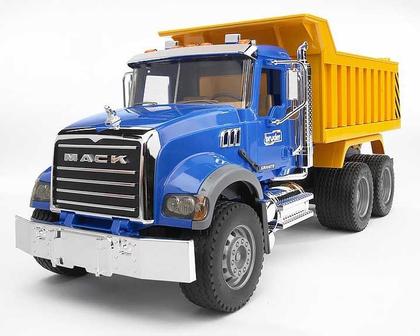 Imagem de Miniatura Mack Caçamba basculante azul Bruder 1/16