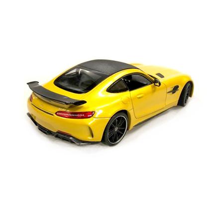 Imagem de Miniatura Mercedes-Benz AMG GT-R Amarelo Welly 1/24