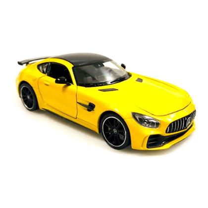 Imagem de Miniatura Mercedes-Benz AMG GT-R Amarelo Welly 1/24