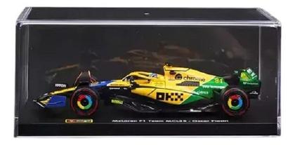 Imagem de Miniatura Metal 1/43 C/ Piloto Caixa Acrilica Formula 1 2024 McLaren F1 MCL38 Oscar Piastro 81  Burago