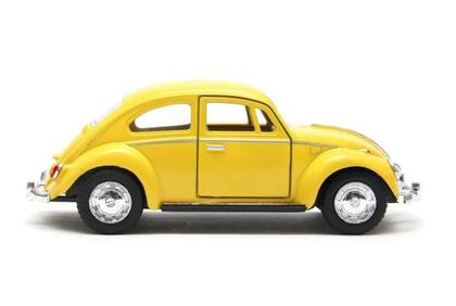 Imagem de Miniatura Metal Volkswagen Fusca Amarelo 1967 KT5057D