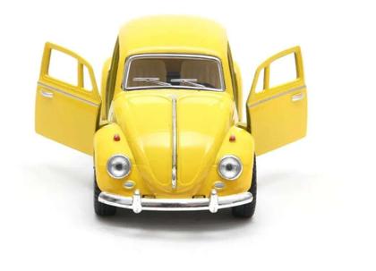 Imagem de Miniatura Metal Volkswagen Fusca Amarelo 1967 KT5057D