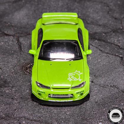 ミニカー MiniGT S15 Green Rocket Bunny Miniatura Mini GT Nissan Silvia S15 Rocket Bunny Green 1/64