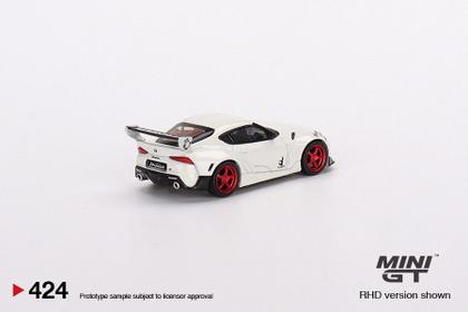Miniatura Mini GT Toyota GR Supra Pandem 1/64 - Carrinhos e Cia