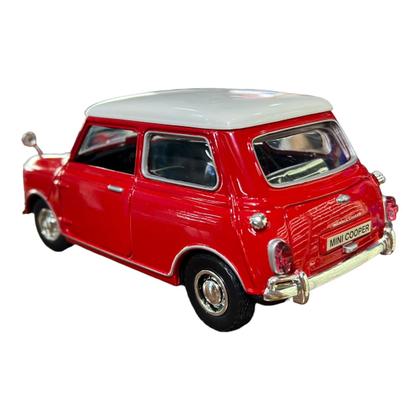 Miniatura Morris Mini Cooper 1961-67 Vermelho Motormax 1:18