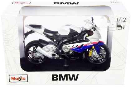 Imagem de Miniatura Moto Bmw S1000 Rr Branca Maisto 1/12