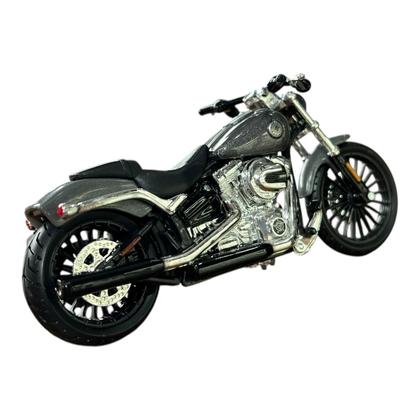 Miniatura Moto Harley Davidson Breakout Cinza Maisto 1:18