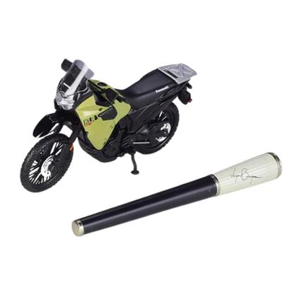Imagem de Miniatura Moto Kawasaki Klr 650 1/18 Verde Maisto 35300