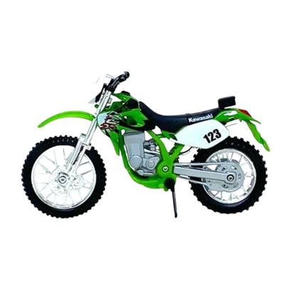 Imagem de Miniatura Moto Kawasaki KLX 250SR 123 Verde 1/18 Maisto 35300