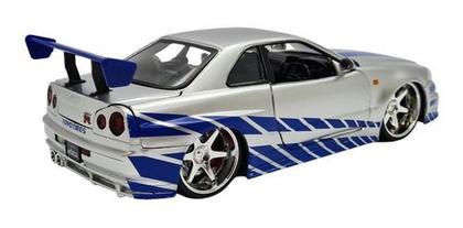 Imagem de Miniatura Nissan Skyline Gtrr34 Velozes E Furiosos Jada 1:24