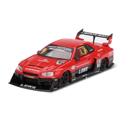 MINI GT lbwk リバティウォーク er34 ケンメリ カウンタック Miniatura Nissan Skyline LB-ER34 Super Silhouette LBWK - Liberty