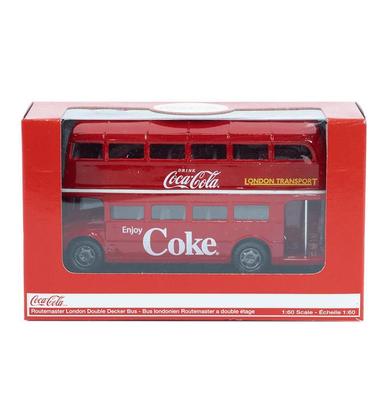 Miniatura ônibus coca cola de londres 2 andares 1960 1/64