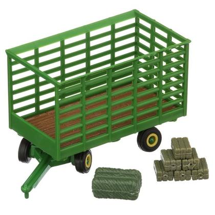 Imagem de Miniatura Play Set John Deere Trator 6210R Enfardadeira 1/64