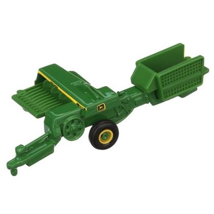 Imagem de Miniatura Play Set John Deere Trator 6210R Enfardadeira 1/64