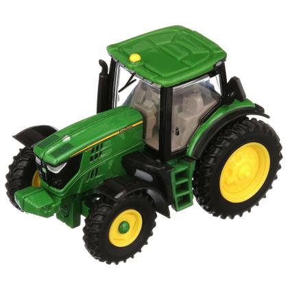 Imagem de Miniatura Play Set John Deere Trator 6210R Enfardadeira 1/64