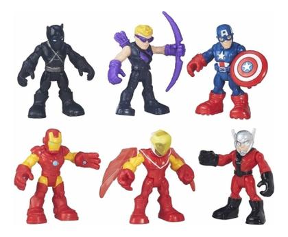 Imagem de Miniatura Playskool Super Hero Gavião Pantera Negra Capitão