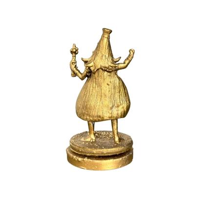 Imagem de Miniatura Religiosa Orixás e Guias em Resina 3D Dourada 5 cm