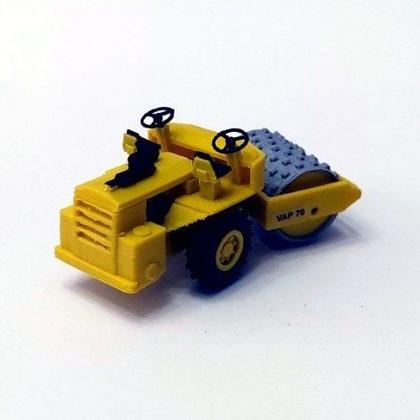 Imagem de Miniatura Rolo Compactador Muller Vap70 Pé Carneiro 1/87 Expresso Duino 029