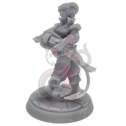 Imagem de Miniatura rpg mesa compativel d&d tormenta barda tiefling