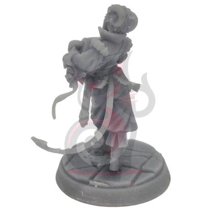 Imagem de Miniatura rpg mesa compativel d&d tormenta barda tiefling