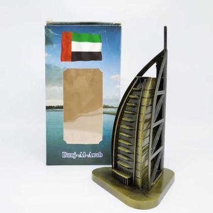 Imagem de Miniatura TOP Metal Burj Al Arab Dubai Hotel 7 Estrelas 15cm