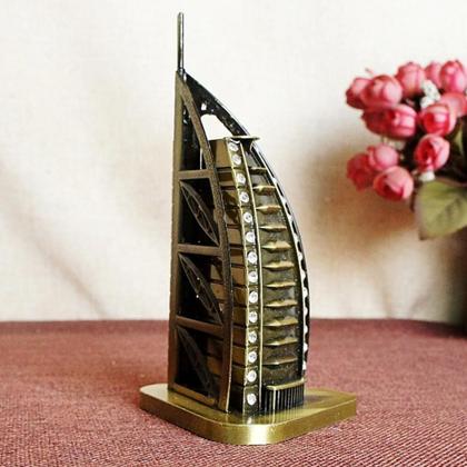 Imagem de Miniatura TOP Metal Burj Al Arab Dubai Hotel 7 Estrelas 15cm