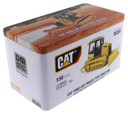 Miniatura Trator De Esteira 1/50 Cat D5K2 Detalhado - Diecast