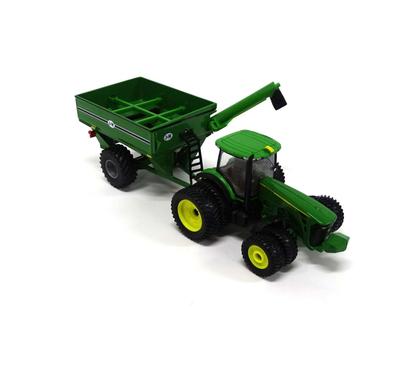 Imagem de Miniatura Trator De Grão John Deere 8320r With J&m Ertl