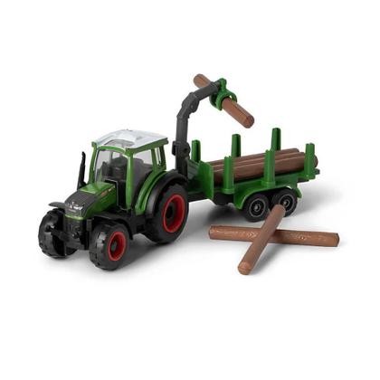 Imagem de Miniatura Trator Fendt 209 Vario C/ Reboque Toras - Maisto