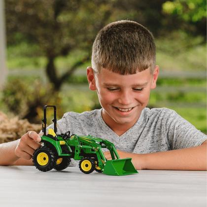 Imagem de MINIATURA TRATOR JOHN DEERE 2038R Com Carregadeira ERTL 1/16