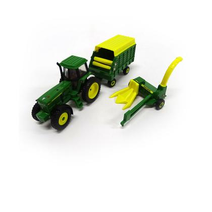 Imagem de Miniatura Trator John Deere 4960 Com Vagão De Forragem 1/64