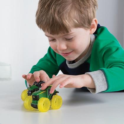 Imagem de Miniatura Trator John Deere Monster Treads Roda Com Luzes