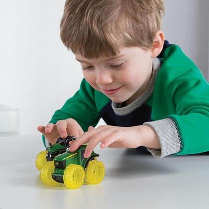 Imagem de Miniatura Trator John Deere Monster Treads Roda Com Luzes