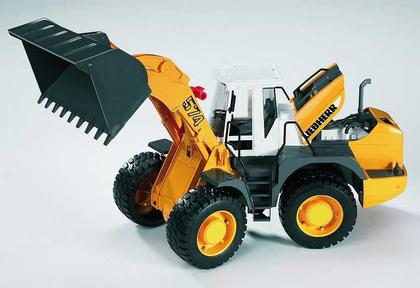 Imagem de Miniatura Trator pá carregadeira Liebherr L574 Bruder 1/16