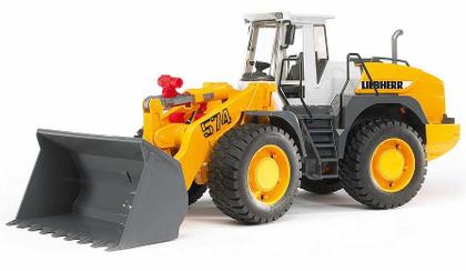 Imagem de Miniatura Trator pá carregadeira Liebherr L574 Bruder 1/16