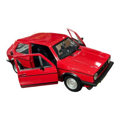 Imagem de Miniatura Volkswagen Golf Mk1 Gti 1979 Vermelho Metal 1:24