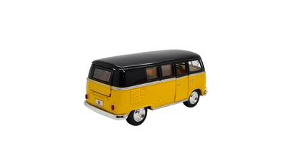 Imagem de Miniatura Volkswagen Kombi 1962 Classic Preto E Amarelo 1:32