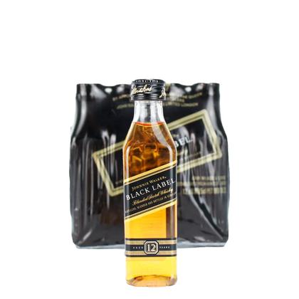 Miniatura Whisky Johnnie Walker Black Label 50ml 12 Unidades Imagem de Miniatura Whisky Johnnie Walker Black Label 50ml 12 Unidades