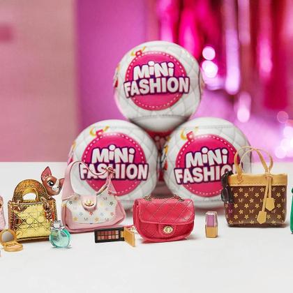 Imagem de Miniaturas De Moda: Bolsas, Sapatos, Bolas E Brinquedos Zuru 5 Surprise Blind Box Mini Brands