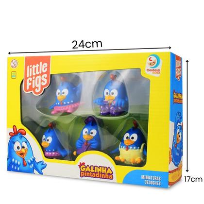 Imagem de Miniaturas Dedoches Galinha Pintadinha Vinil 3104 - Cardoso Toys