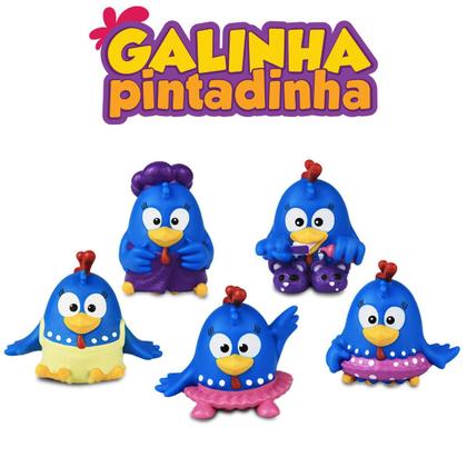Imagem de Miniaturas Dedoches Galinha Pintadinha Vinil 3104 - Cardoso Toys