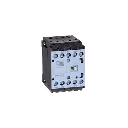 Imagem de Minicontator AZ CWC09-10-30V26 190V 50Hz/220V 60Hz Azul - Weg