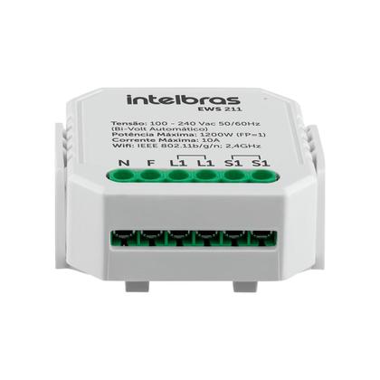 Imagem de Minicontrolador Smart Wi-Fi para 1 Interruptor EWS 211 Intelbras