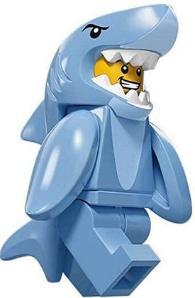 Imagem de Minifigura Homem Tubarão LEGO 13/16, Série 15 Set 71011EMBALAGEM Original