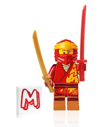 Minifigura LEGO NINJAGO Core Kai com espadas duplas 71765 2022
