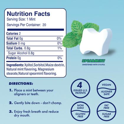 Imagem de Mints Movemints Clear Aligner Sabor Hortelã (pacote com 3)